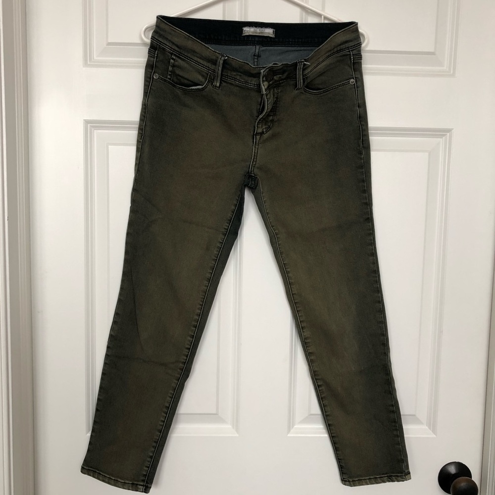 Free People Army Green Dyed Jeans🖤